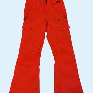 DC Women's Orange Ski Pants